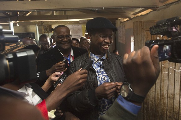 So sehen Sieger aus. Edgar Lungu ist der neue, starke Mann Sambias.