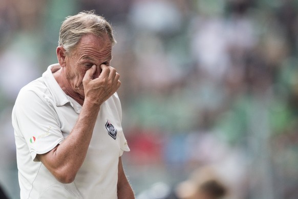 Luganos Trainer Zdenek Zeman ist enttäuscht.