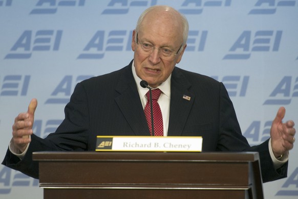 Dick Cheney bei einem Auftritt vor dem konservativen Think-Tank American Enterprise Institute.