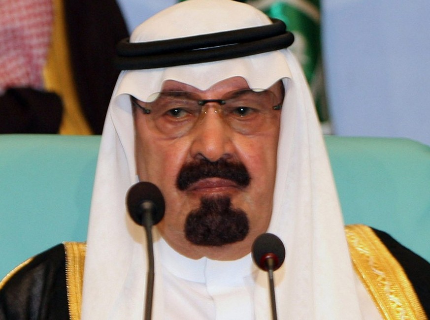 Der Saudische König Abdullah bin Abdul Aziz in einer Aufnahme von 2008.&nbsp;