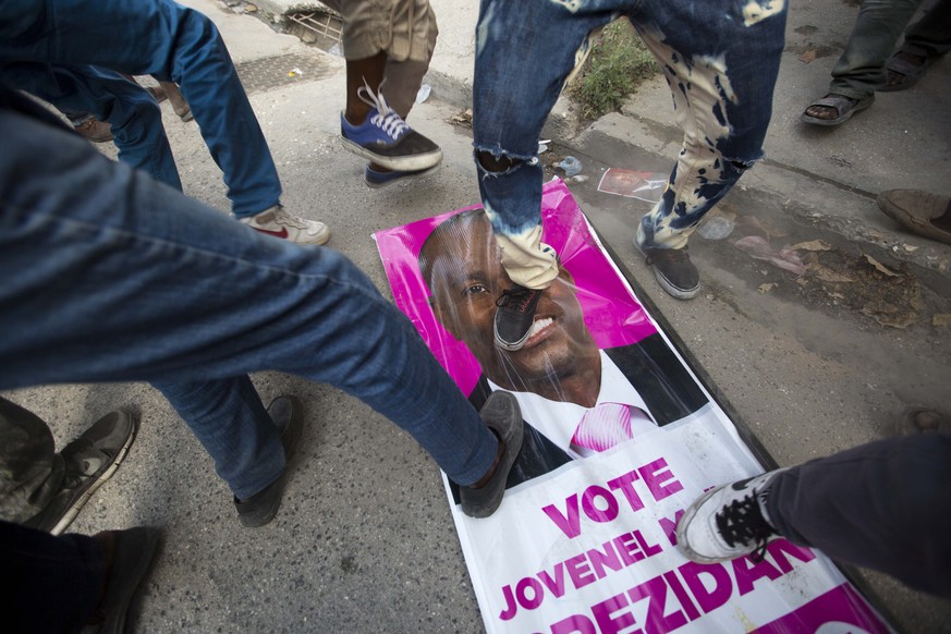 Tausende Haitianer hatten gegen die Wahlergebnisse protestiert.