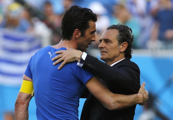 Cesare Prandelli und Gianluigi Buffon: Suche nach Fehlern bei sich selbst.