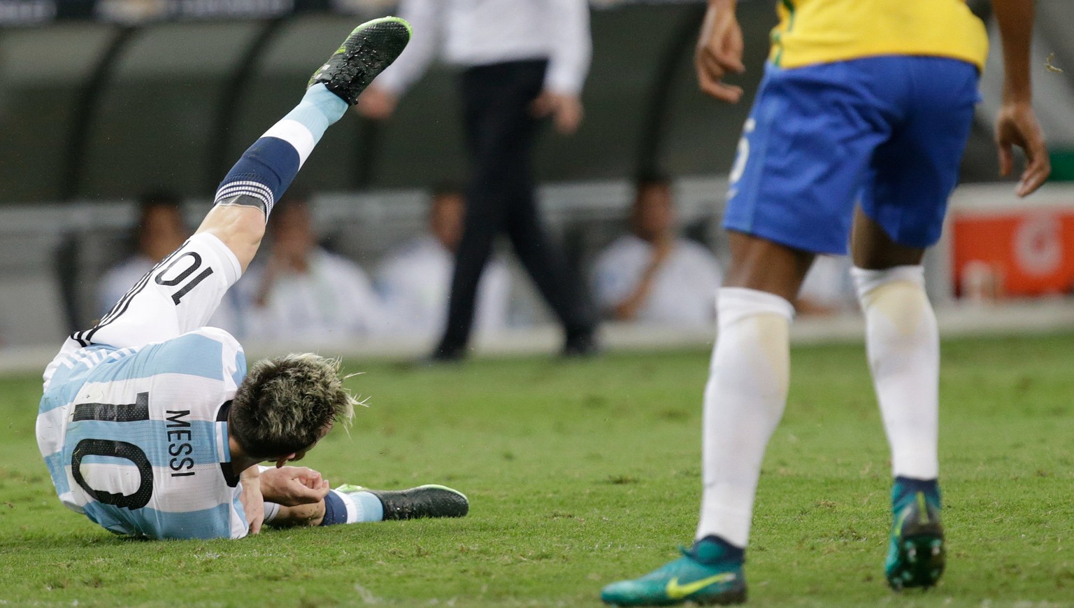 Football Soccer - Brazil v Argentina - World Cup 2018 Qualifiers - Mineirao stadium, Belo Horizonte, Brazil - 10/11/16 - Argentina&#039;s Lionel Messi during match. REUTERS/Cristiane Mattos FOR EDITOR ...