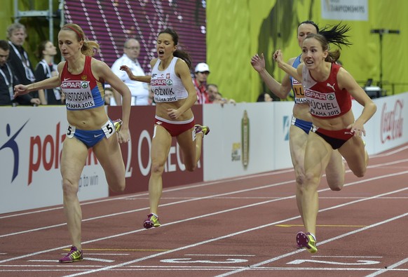 Selina Büchel hat gegen&nbsp;Yekaterina Poistogova hauchdünn die Nase vorn.