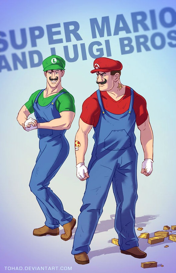 Und Luigi ist auch mit dabei. Natürlich. Die beiden scheinen sich inzwischen sowieso noch lieber gewonnen zu haben. 