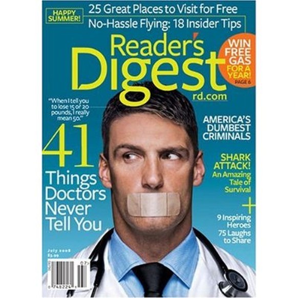Das Magazin «Readers Digest» wird monatlich in einer weltweiten Auflage von 5'527'183 Millionen ausgeliefert. 
