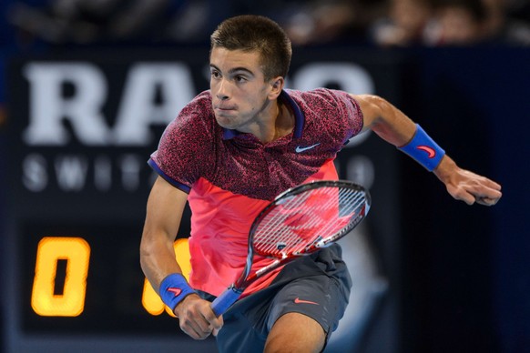 Coric: Schnell auf den Beinen.