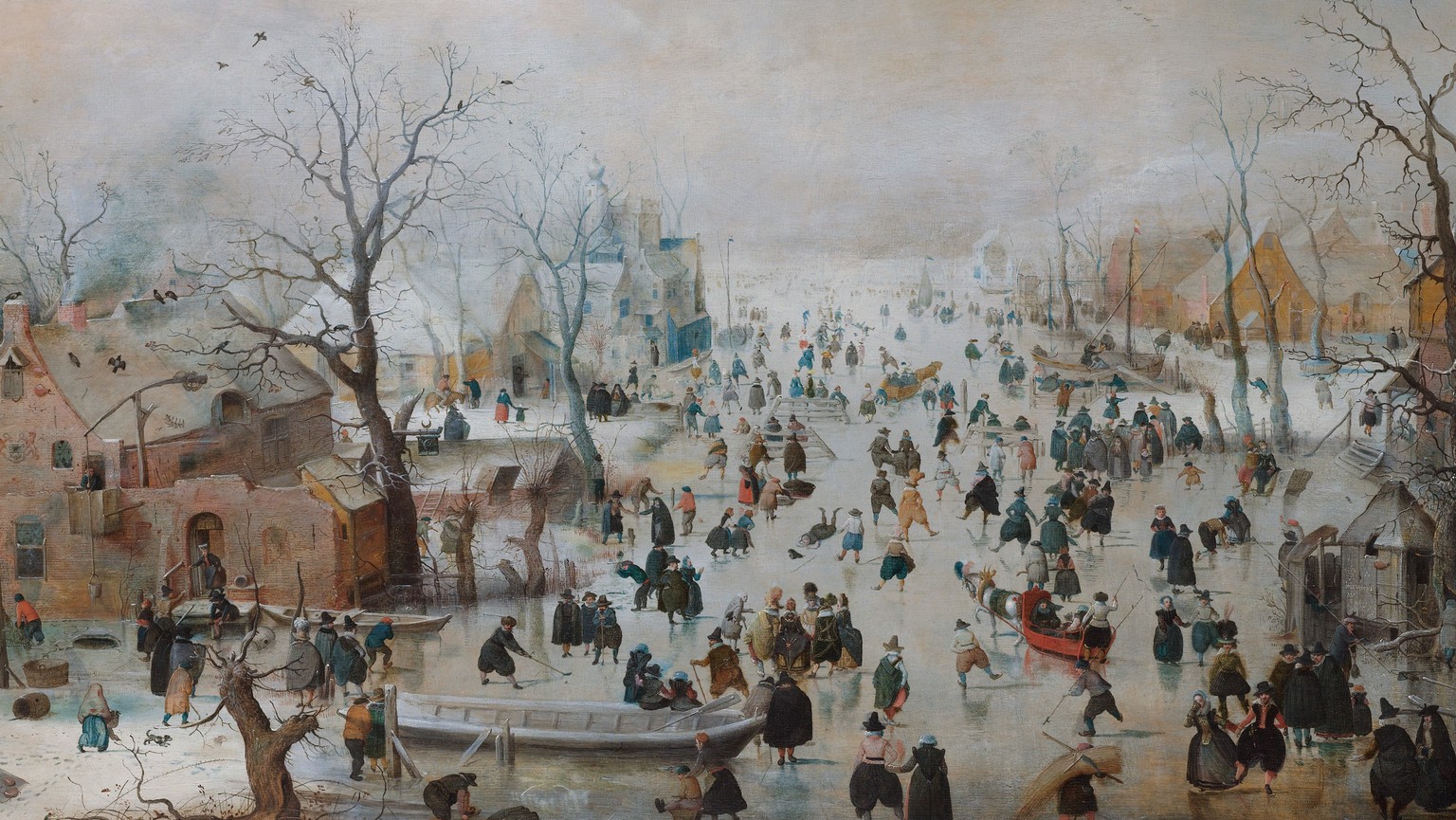 Hendrick Avercamp hielt Hollands Winterlandschaften im 16. Jahrhundert fest.