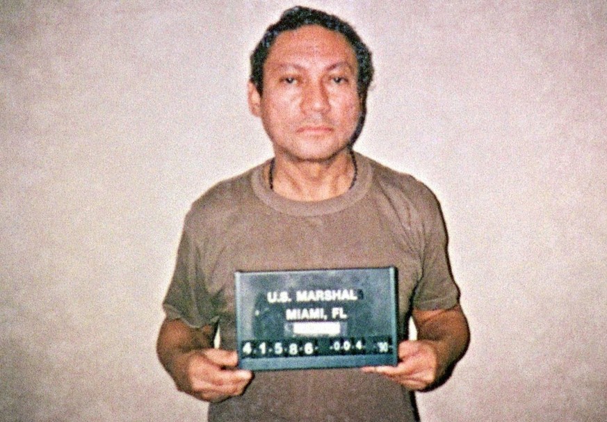Diktator am Ende: Noriega 1990 in einem US-Gefängnis.