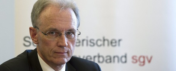 Gewerbeverbandsdirektor Hans-Ulrich Bigler, schärfster Gegner der RTVG-Revision.&nbsp;