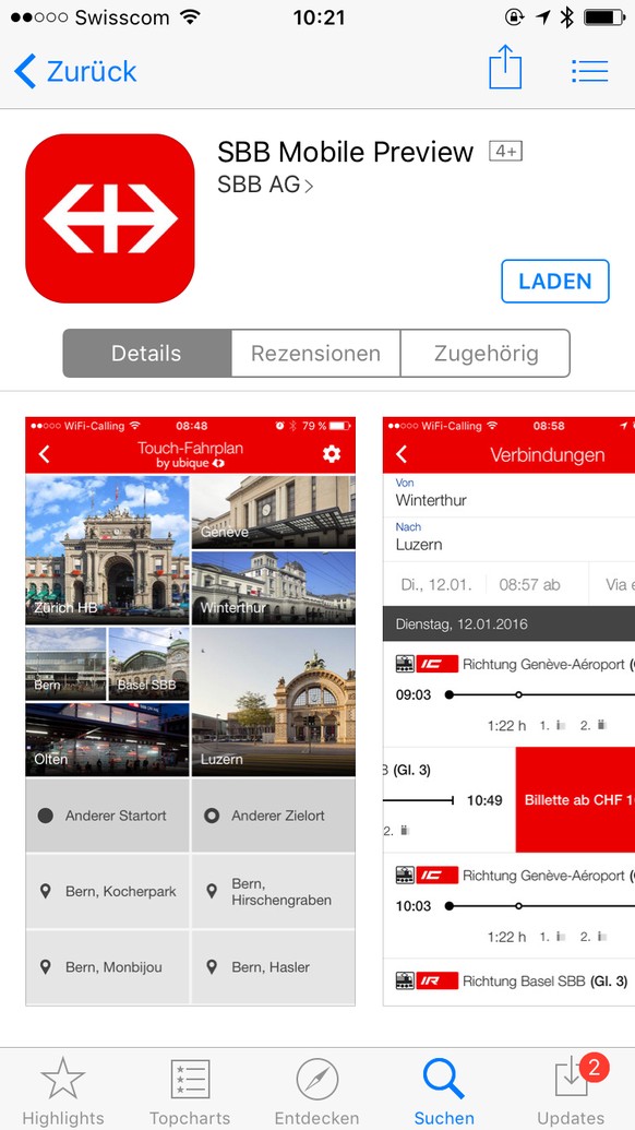 Die App ist kostenlos verfügbar.