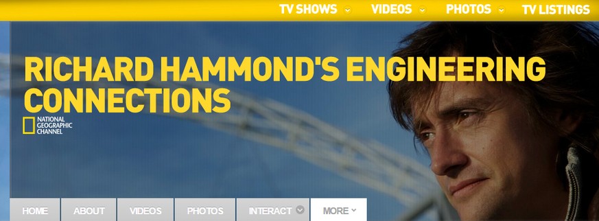Richard Hammond beim National Geographic-Channel.