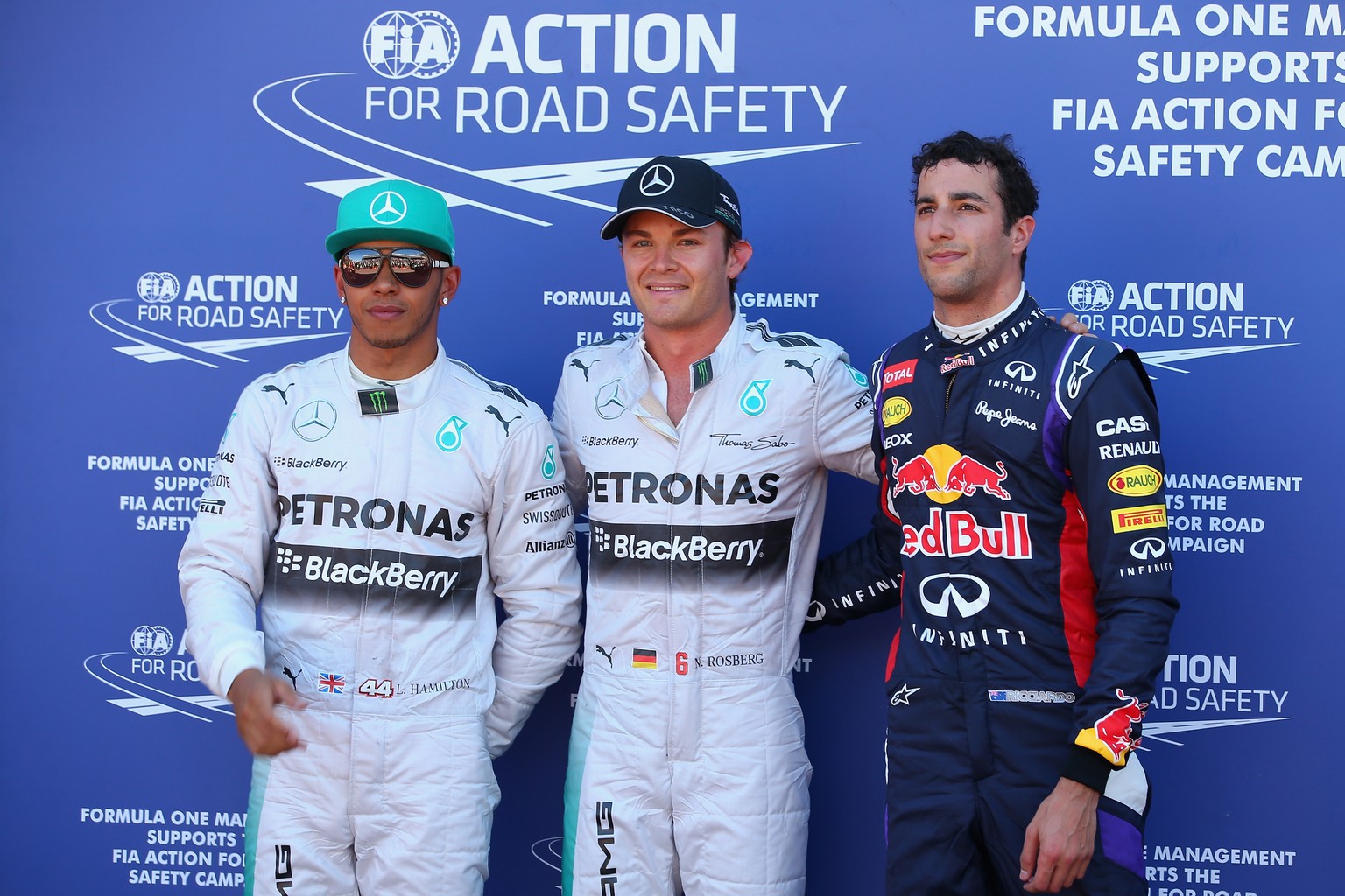 Strahlendes Siegertrio in Monaco