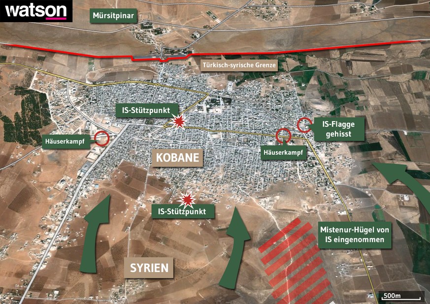 Situationsplan Kobane.