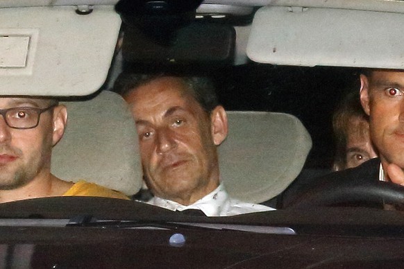 Nicolas Sarkozy wurde am Dienstag in Polizeigewahrsam genommen.