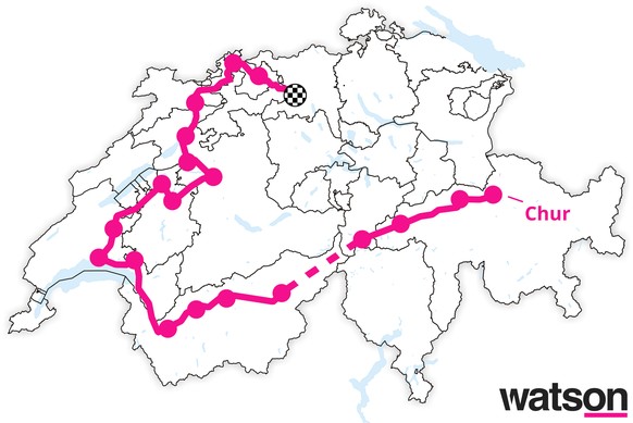 Am Dienstag wanderten Hamid und Mohammad von Flims nach Chur.&nbsp;