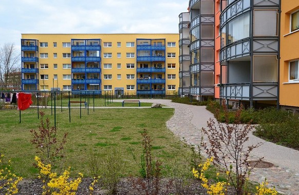 Schon Ludmila spielte als Kind auf so einem ähnlichen Spielplatz.