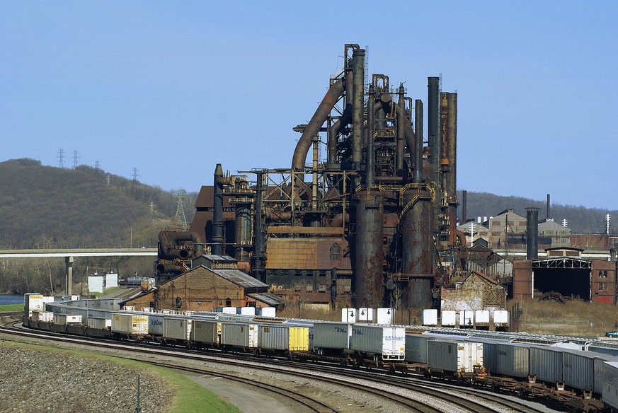 Stillgelegtes Stahlwerk in Pennsylvania.