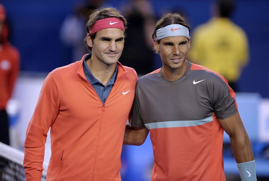 Das letzte Duell: Im Halbfinal des Australian Open 2014 siegte Rafael Nadal 7:6 (7:4), 6:3, 6:3.
