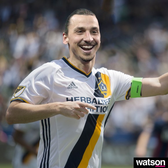 Ibrahimovic im Dress von LA Galaxy – mit Captainbinde!