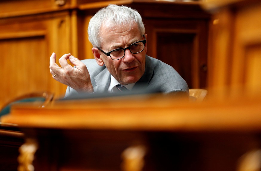 Swiss lower house Political Institutions Committee member Kurt Fluri attends the lower house parliament session in Bern, Switzerland September 21, 2016. REUTERS/Ruben Sprich