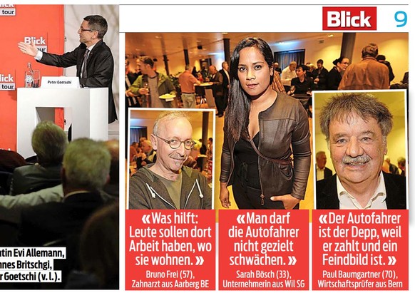 «Unternehmerin» Sarah Bösch im März 2015 im «Blick». 