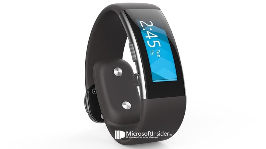 Das Microsoft Band 2 hat offenbar ein gebogenes Display.&nbsp;