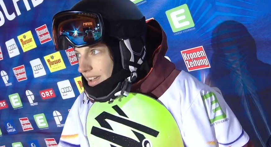 Die Schweizerin, Snowboarderin&nbsp;Elena Könz darf sich als erste Big-Air-Weltmeisterin feiern lassen.&nbsp;