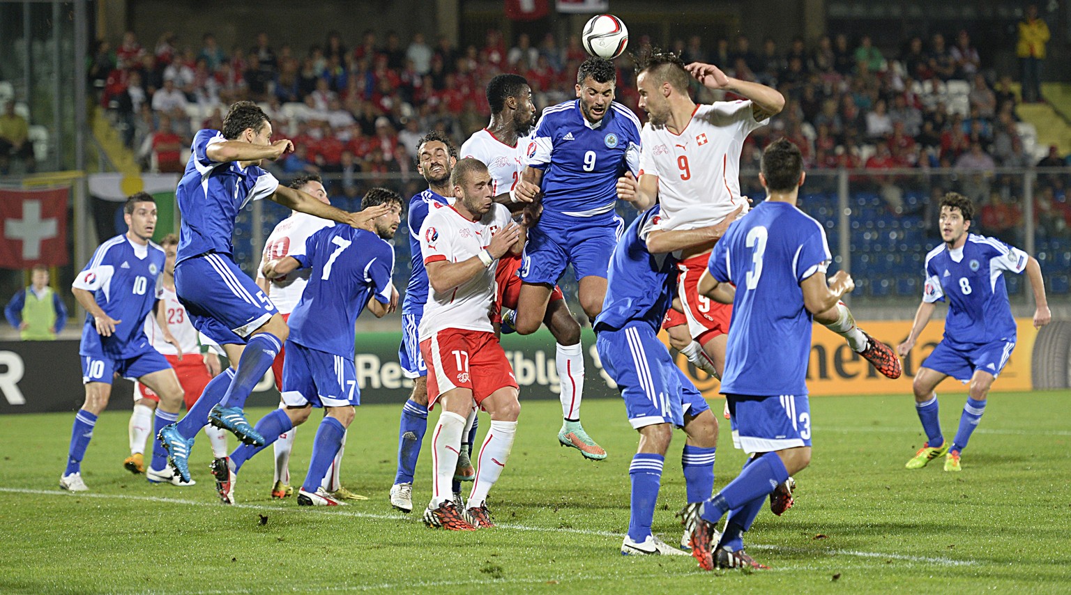 Das Hinspiel gegen San Marino gewann die Schweiz mit 4:0.