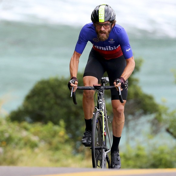 2016 Rio Olympics - Cycling Road - Final - Men&#039;s Individual Time Trial - Pontal - Rio de Janeiro, Brazil - 10/08/2016. Dan Craven (NAM) of Namibia competes. REUTERS/Paul Hanna FOR EDITORIAL USE O ...