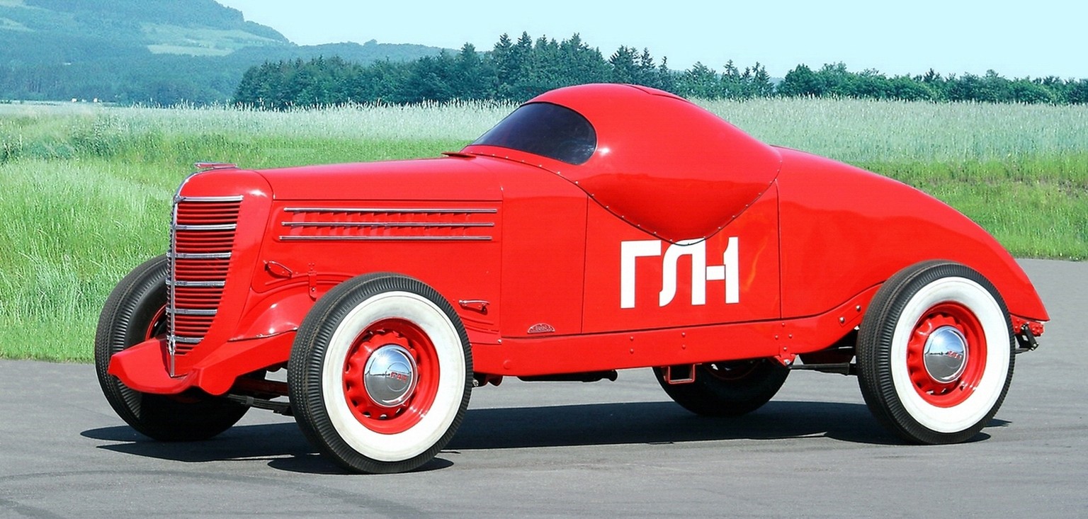 http://sharonov.tumblr.com/post/29674102911/this-is-gaz-gl-1-built-by-russian-car-maker-gaz-in sowjet russisches auto hot rod