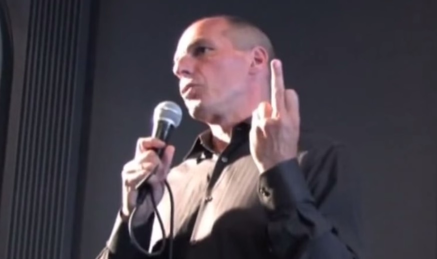 Mittelfinger des Anstosses: Das Video mit Finanzminister Varoufakis.&nbsp;