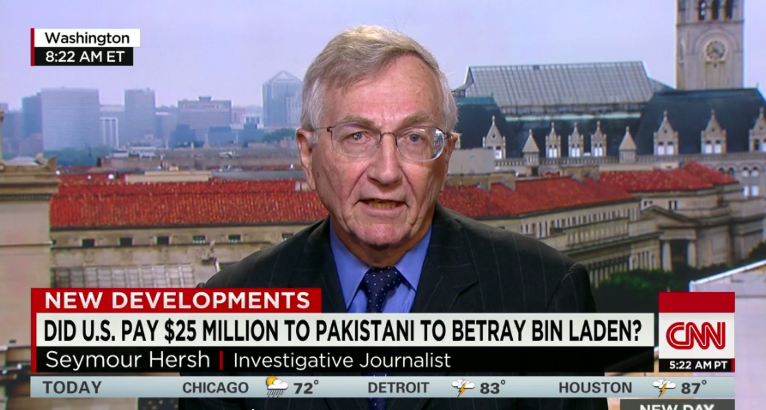 Seymour M. Hersh verteidigt seine Recherchen auf CNN.