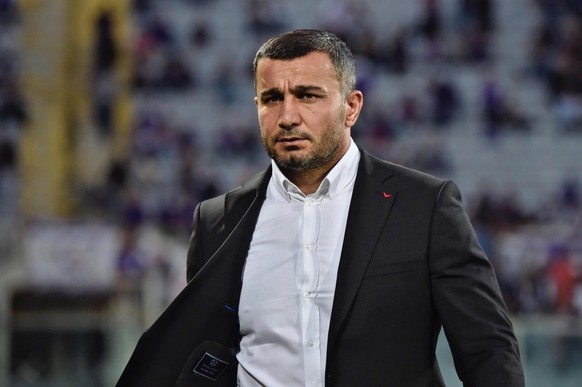 epa05562317 Qarabag&#039;s coach Gurban Gurbanov before the UEFA Europa League soccer Group J match between ACF Fiorentina and Qarabag at Artemio Franchi Stadium, in Florence, Italy, 29 September 2016 ...