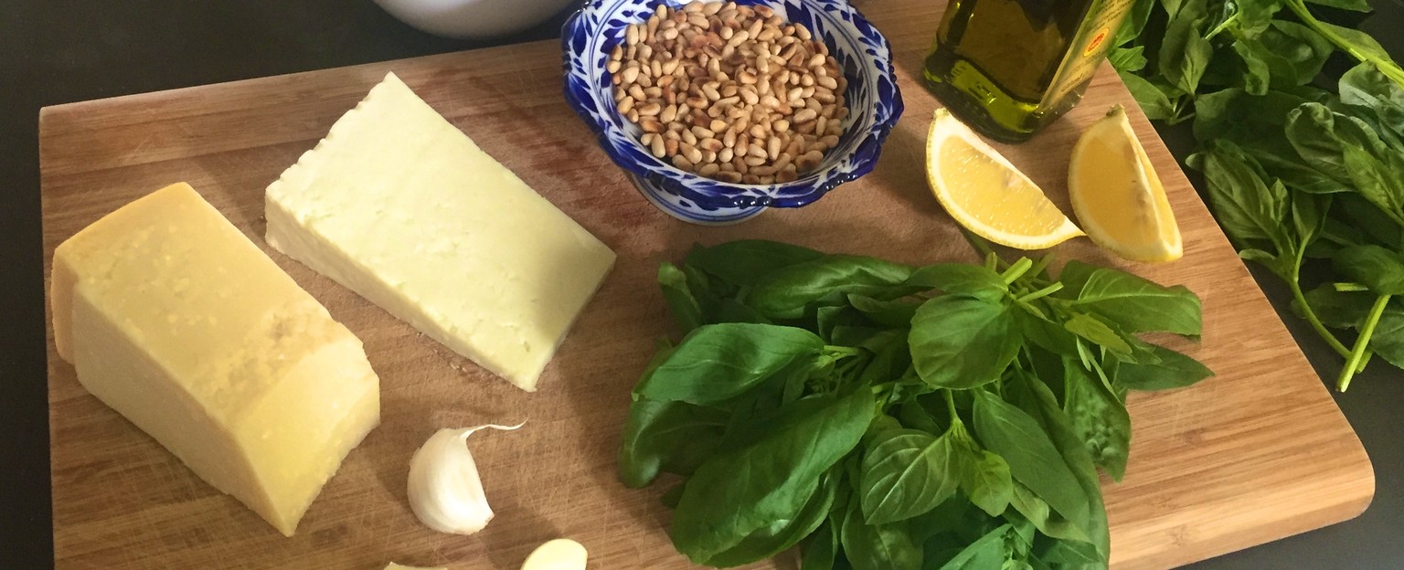 pesto hausgemacht ligurisch italienische küche ligurien genova