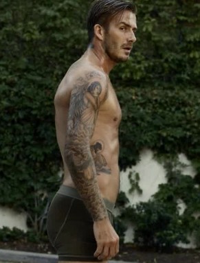 David Beckham 2013 in einem Werbespot für seine Unterhosen-Linie.
