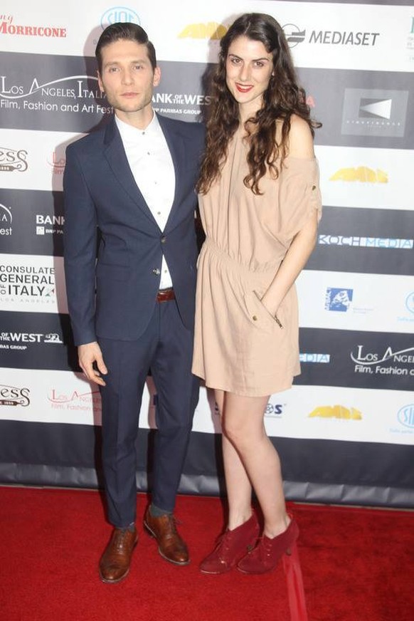 Debora Giannone mit Schauspielkollege Alessandro Nori am Italian Film Festival in Los Angeles.&nbsp;