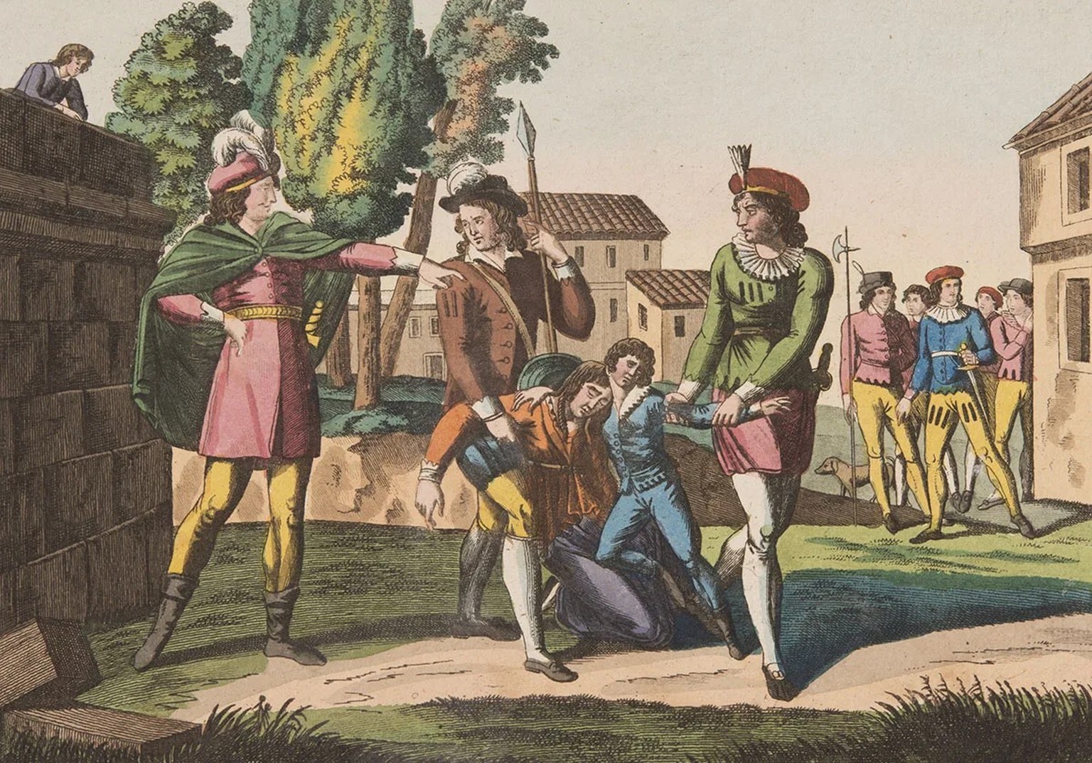 Nachrichten Linkding Der wehrhafte Wilhelm Tell diente Zubly als Beispiel für mutigen Kampf gegen einen mächtigen Gegner. Druckgrafik, 19. Jahrhundert.
https://permalink.nationalmuseum.ch/100527010