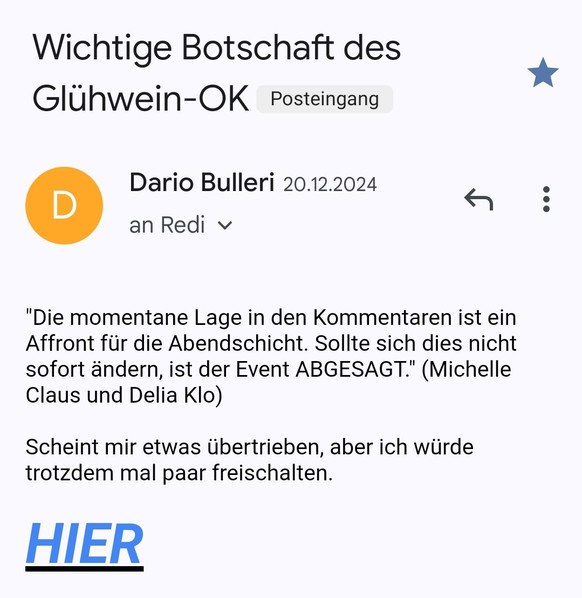 Nachrichten Linkding Dario Kommentare Freischalten