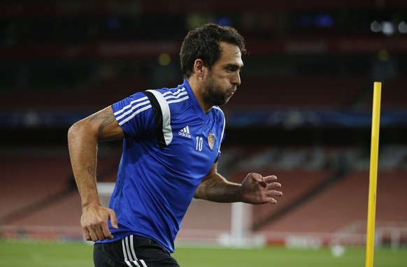 Britain Soccer Football - FC Basel Training - Emirates Stadium, London, England - 27/9/16
FC Basel&#039;s Matias Delgado during training
Action Images via Reuters / Andrew Couldridge
Livepic
EDITO ...