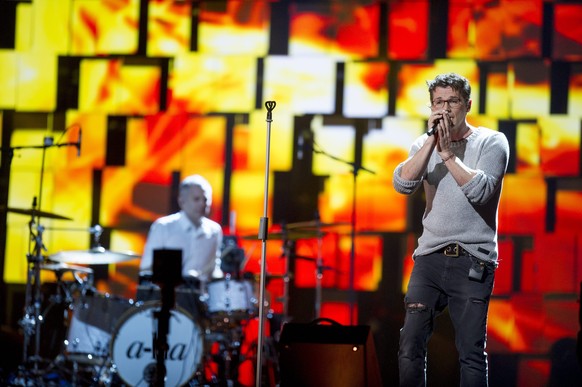 epa05065597 Morten Harket of the band &#039;a-ha&#039; performs on stage during the annual Nobel Peace Prize Concert in Telenor Arena outside Oslo, Norway, 11 December 2015. EPA/JON OLAV NESVOLD NORWA ...