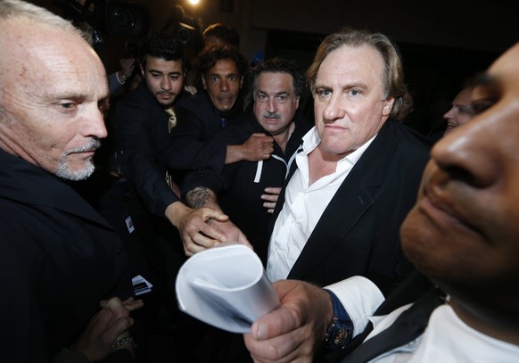 Grosser Rummel um Depardieu in Cannes.