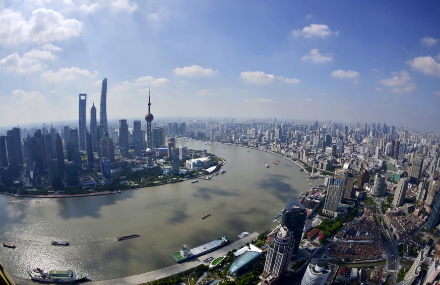 A general view shows the Shanghai city skyline on a sunny day in Shanghai, China, September 11, 2015. REUTERS/Stringer CHINA OUT. NO COMMERCIAL OR EDITORIAL SALES IN CHINA