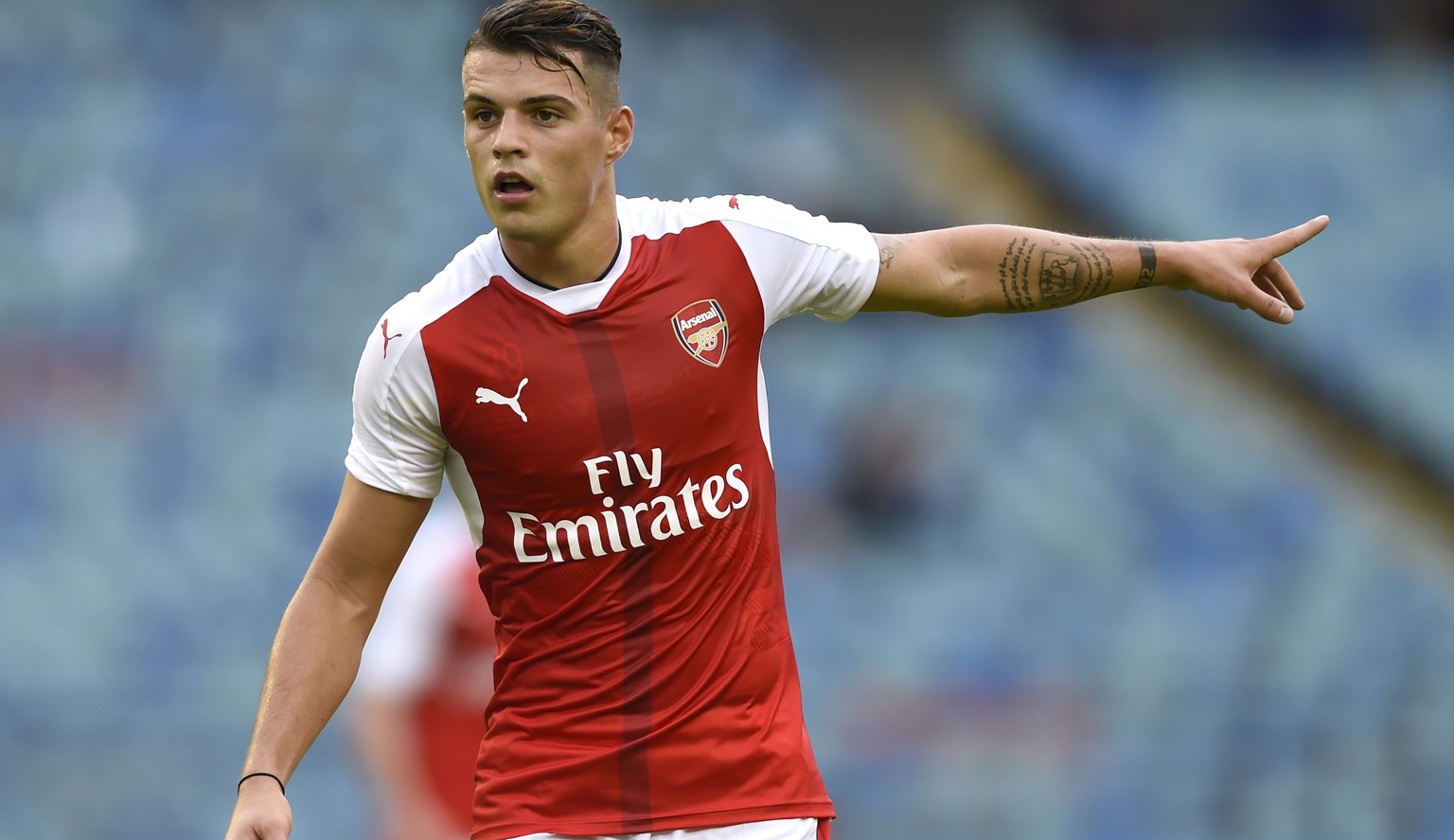 Football Soccer Britain - Arsenal v Manchester City - Pre Season Friendly - Ullevi Stadium, Gothenburg, Sweden - 7/8/16
Arsenal&#039;s Granit Xhaka
Action Images via Reuters / Adam Holt
Livepic
ED ...