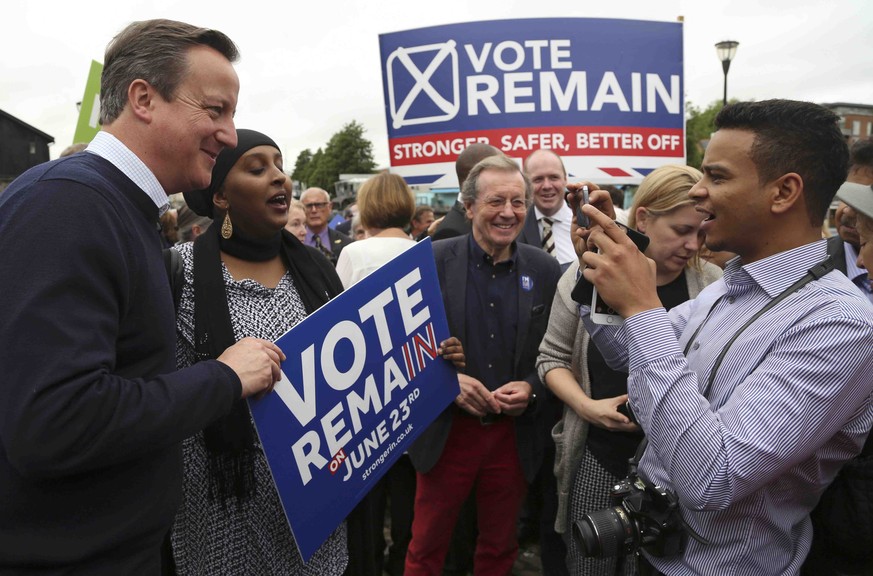 David Cameron im Remain-Abstimmungskampf.