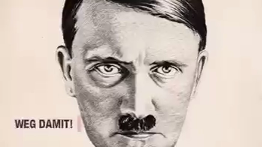 Provokant, aber wirksam: Adolf Hitler als Protestplakat.