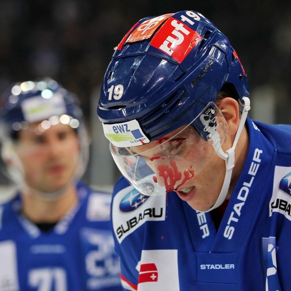 17. Oktober: Blut im Visier von Reto Schäppi von den ZSC Lions.