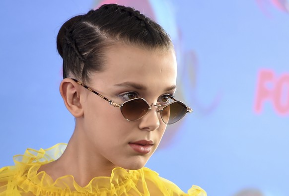 Millie Bobby Brown arrives at the Teen Choice Awards at the Galen Center on Sunday, Aug. 13, 2017, in Los Angeles. (Photo by Jordan Strauss/Invision/AP)