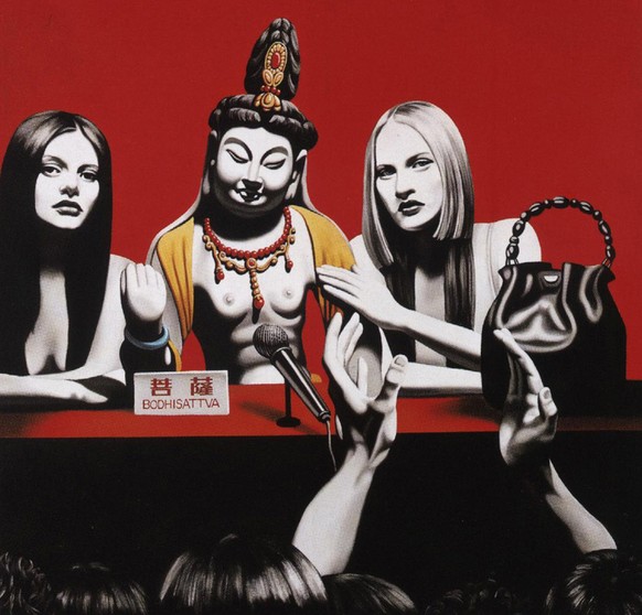 «Bodhisattva» (Erkenntniswesen im&nbsp;Mahayana-Buddhismus ) vom chinesischen Künstler Zhong Biao.