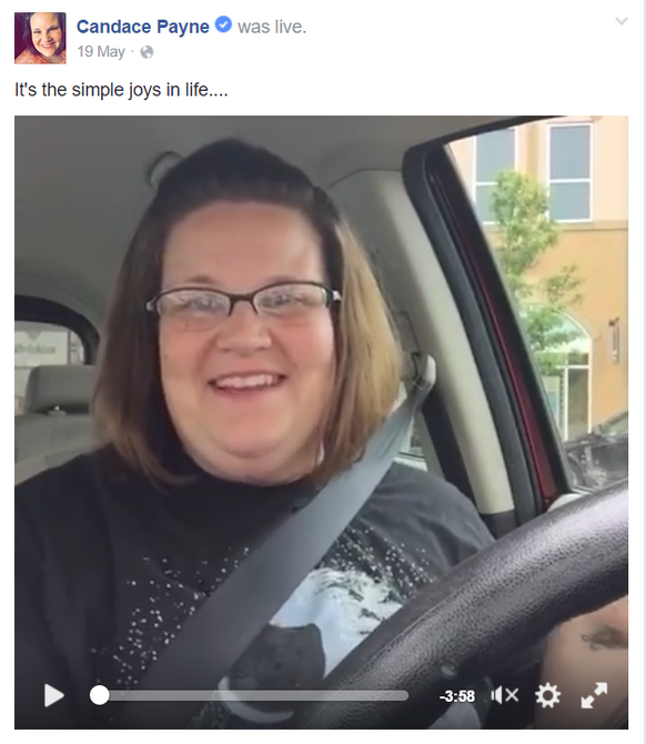 Hat bis heute 160 Millionen Views auf Facebook: Das Chewbacca-Video von Candace Payne.